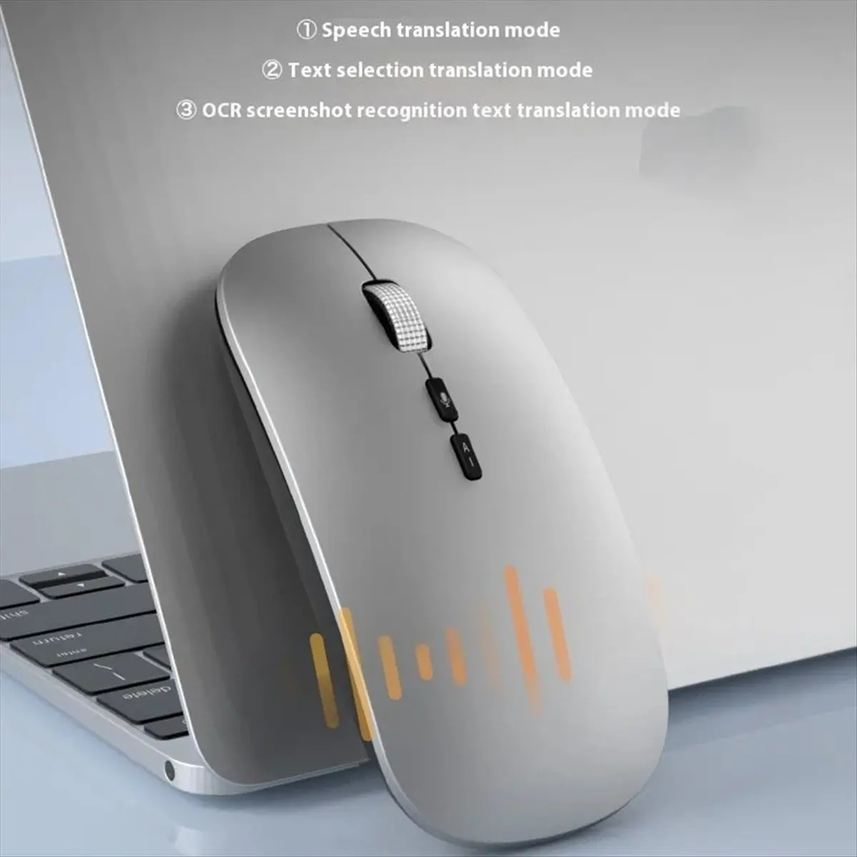 DT81 Ai Intelligent Voice Mouse with Translation Game Office Wireless Bluetooth Ai Intelligent Voice Wireless Mouse