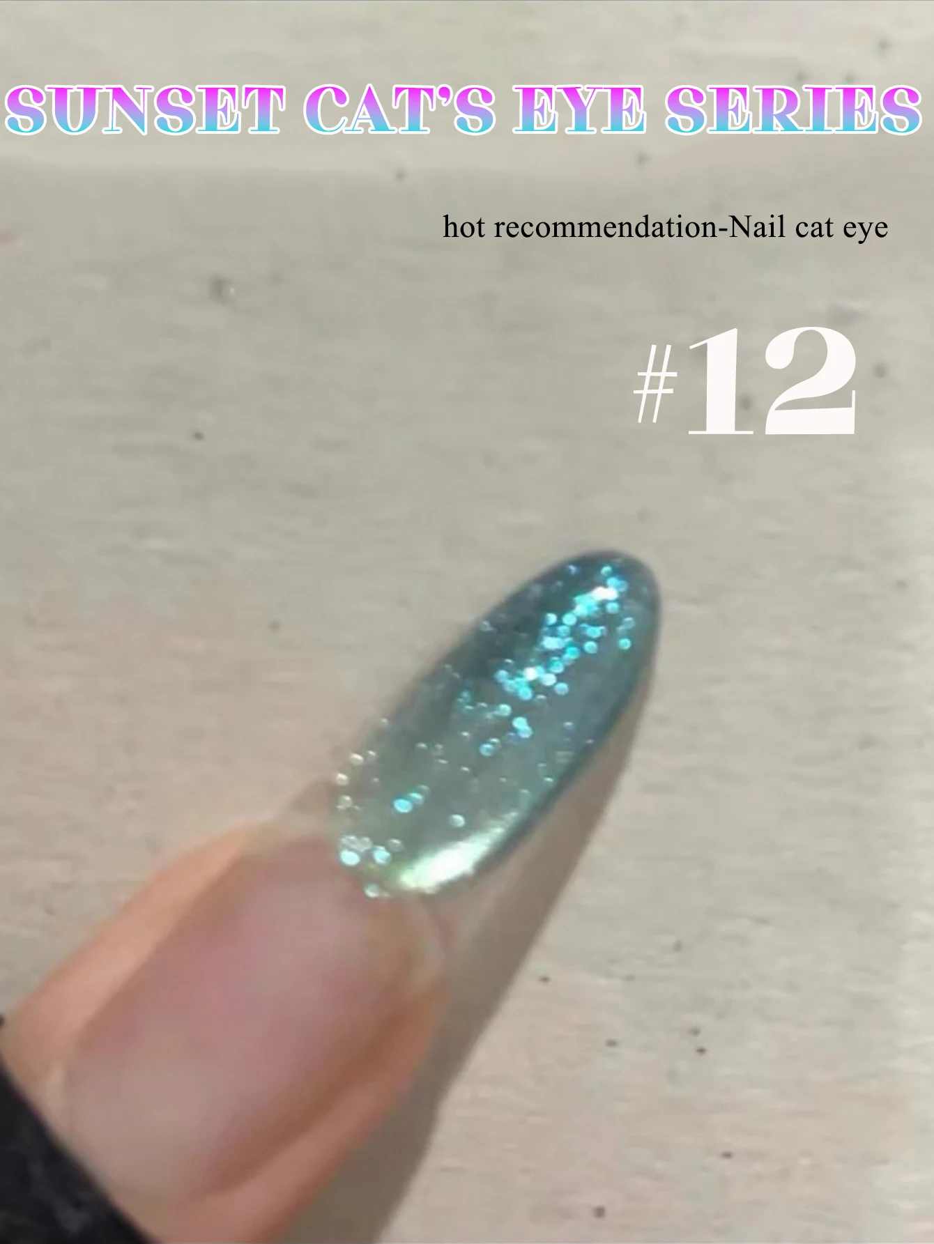 1-20 قطعة WS عالية الكثافة الأزرق الوردي كريستال زجاج حبة القط العين هلام طلاء الأظافر 2025 البوب تنوعا غرامة تألق مسحوق مسمار الفن