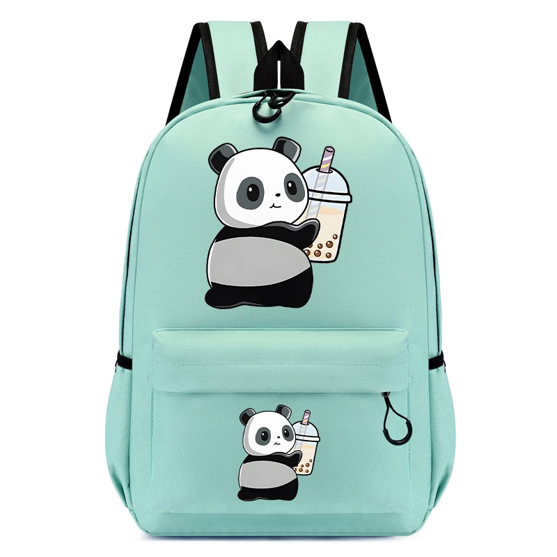 Saco de escola leve para crianças Mochila Bagpack para criança Bagpack para jardim de infância Bagpack Bagpack Bagpack Bagpack, Boba, Panda, Bubble Tea, Anime Bags