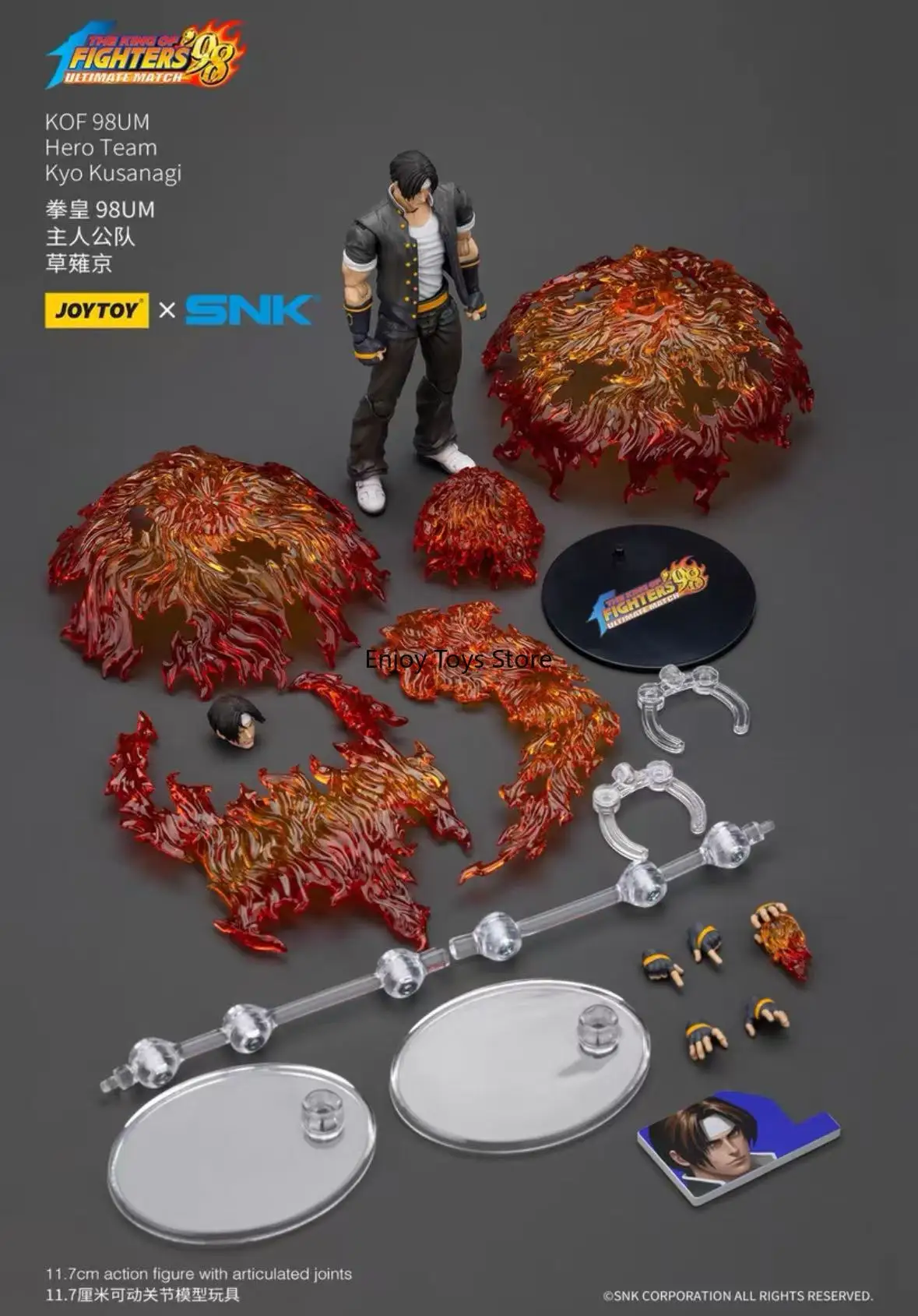 JOYTOY Dark Source X SNK The King of Fighters '98 UM: Hero Team 3er-Pack bewegliches Actionfigurenmodell im Maßstab 1:18 – auf Lager