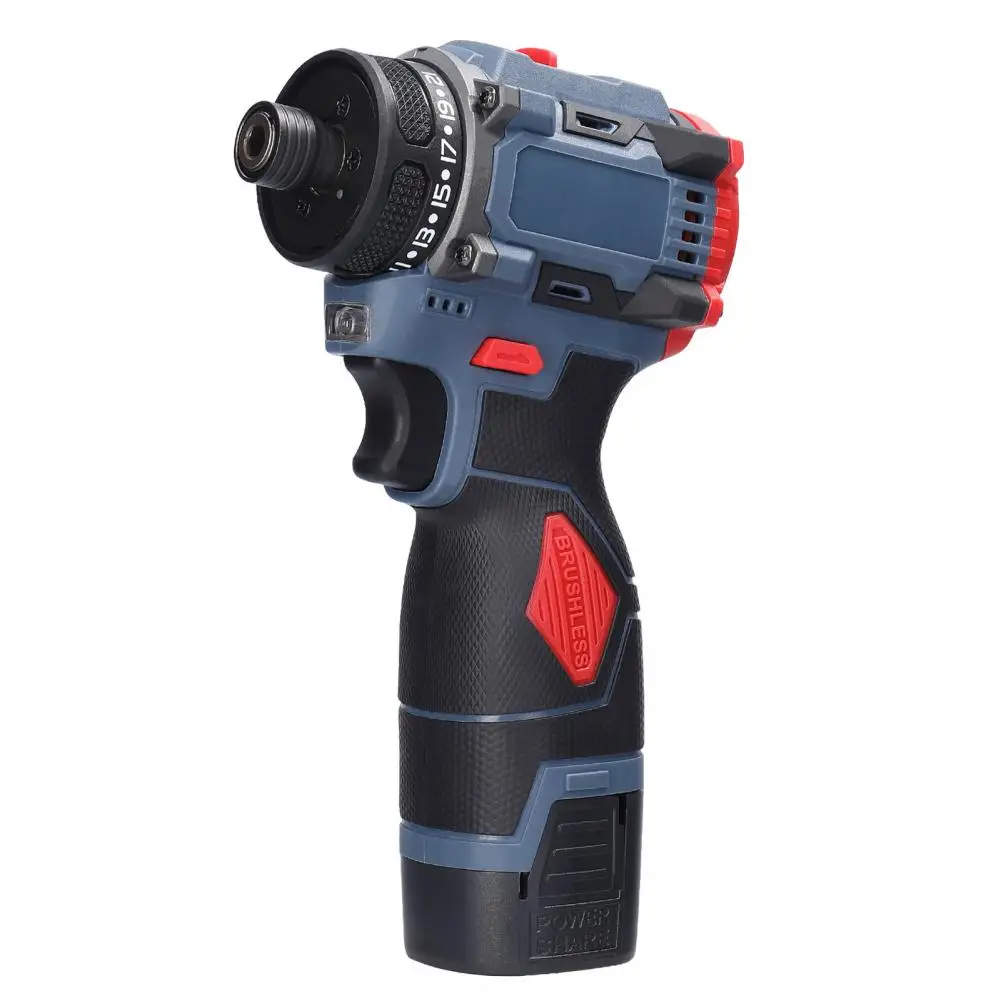 Cordless Power Drill 16.8v Cordless Drill Driver Maximum 45nm Torque Power Tool Ergonomic Handheld Electric for Wood for Wood