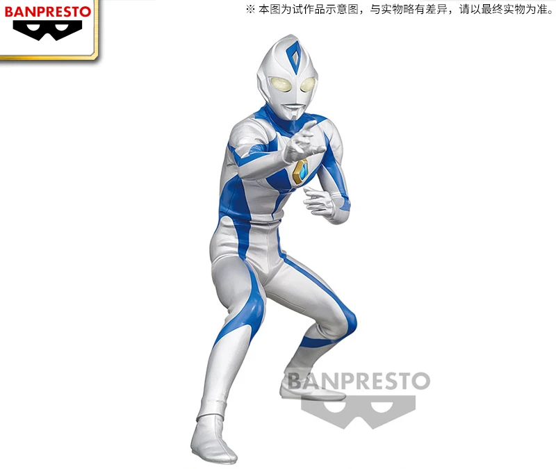 Bandai Original Genuine Ultraman Dyna Hero Statue Blue Miracle Light A Animated Action Figure Figure Holiday Gift