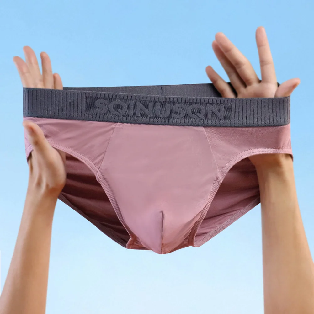 

2025 Мужское сексуальное нижнее белье с мешочком, дышащие мягкие трусы, модель, мужское сексуальное нижнее белье, удобные тонкие эластичные трусы, мужские сексуальные трусики