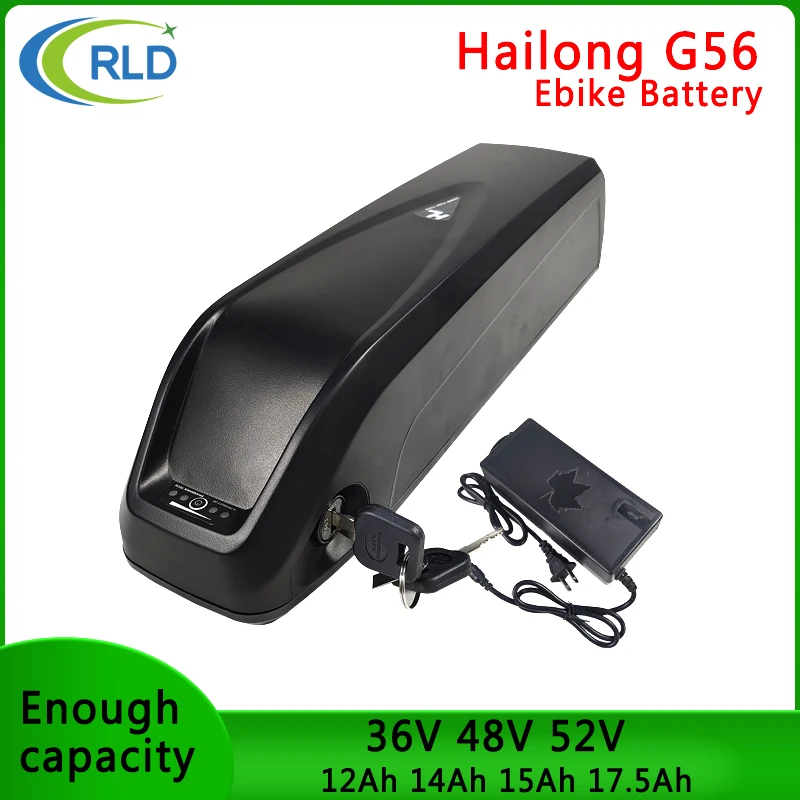 

48V Hailong G56 Electric bicycle ebike Battery Cells Pac 36V 52V 12Ah 14Ah 15Ah 17.5Ah Bicycle Lithium ebike Battery