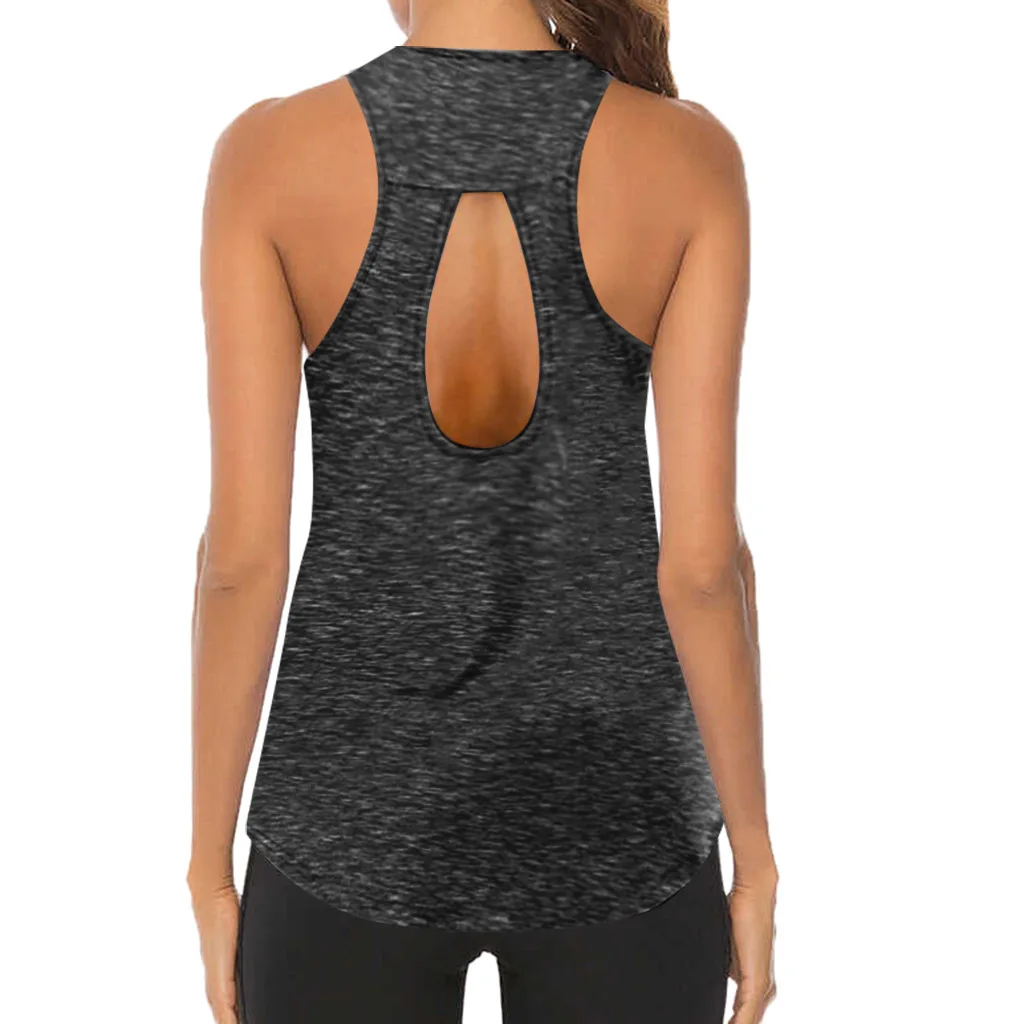 2024 donne Yoga top Sexy canotte allentate sottili gilet sportivo traspirante senza maniche t-shirt palestra Fitness Running camicie ragazze