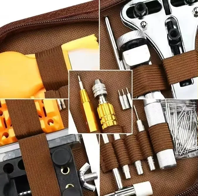 High Quality Multi-function 149pcsWatch Repairing Tools Set of watch repair tools  Watch Repair Tool Kit with Carrying Bag