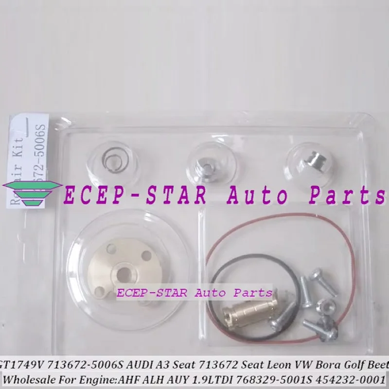 GT1749V 713672-5006S 713672 768331 768331-0002 Turbo Repair Kit rebuild For VW Bora Golf AHF ALH AUY 1.9L For AUDI A3 S-eat Leon