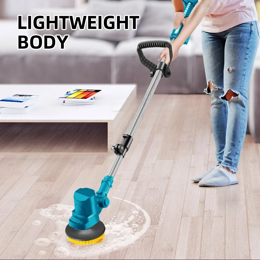 Retractable Electric Sweeping Brush Bathroom Yard Cleaning Polishing Brush Home Garden Produtos De Limpeza Para Casa