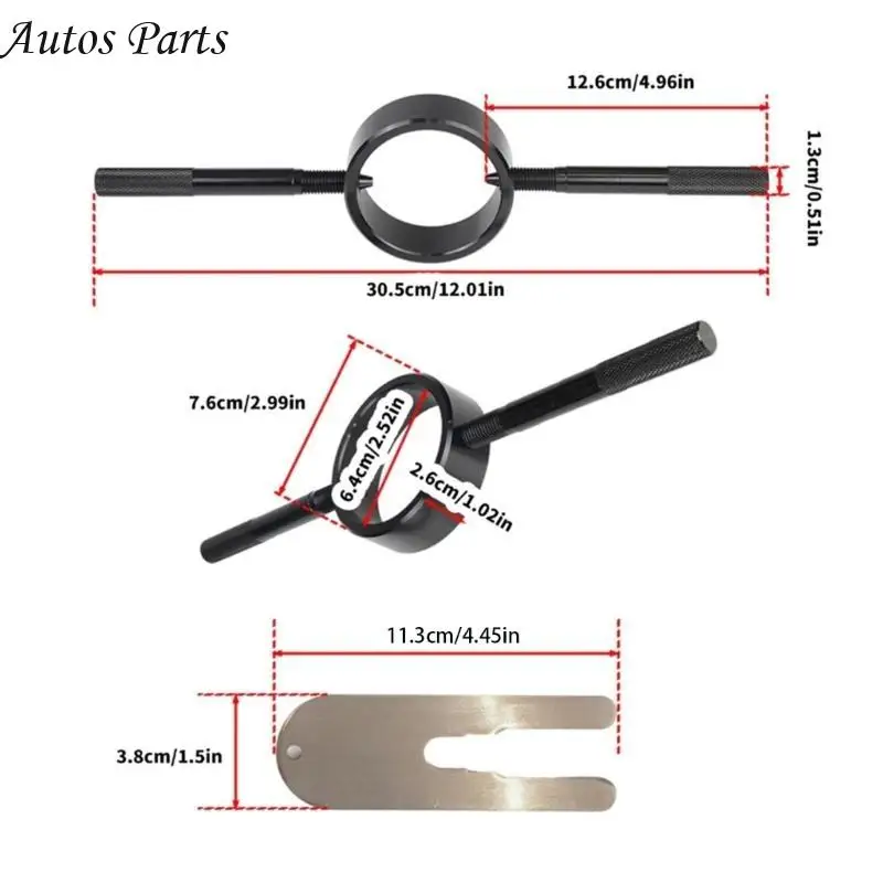 57BA Precisions Motorcycle Fork Spring Compressor set Muitifunction Repair Tool for Handling Various Upsides Down Fork Spring