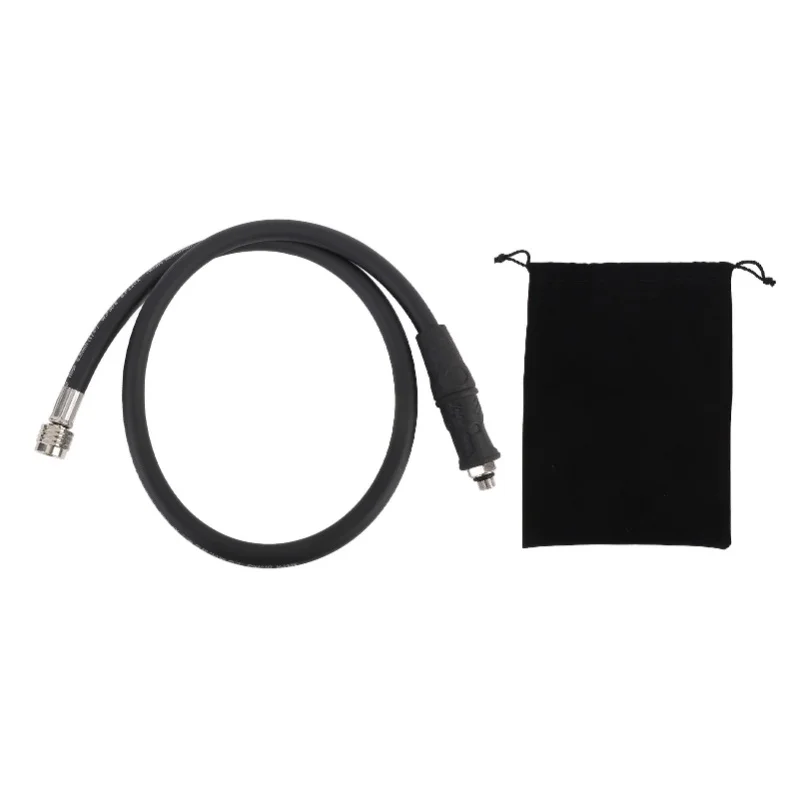 

Diving Medium Pressure Hose PVC Aluminum Alloy Diving Second Stage Regulator Hose Diving Regulator Hose 90cm