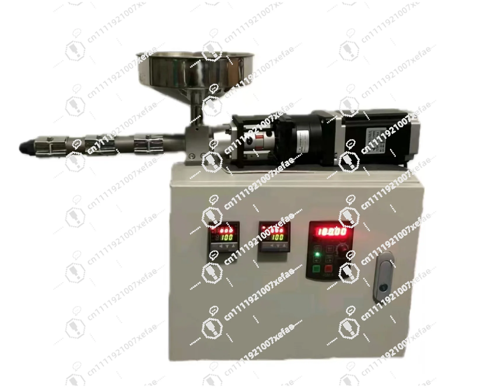 

110V 220V Small Single Screw Plastic Extruder Energy Saving Laboratory Use Accepts PP ABS PA PC PA66 PEEK PVC POM Filament