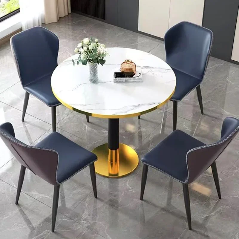 Luxury Coffee Table Sets Nordic Salon Chairs Dining Room Kitchen Tea End Black Tables Floor Muebles Familiares Hotel Furniture