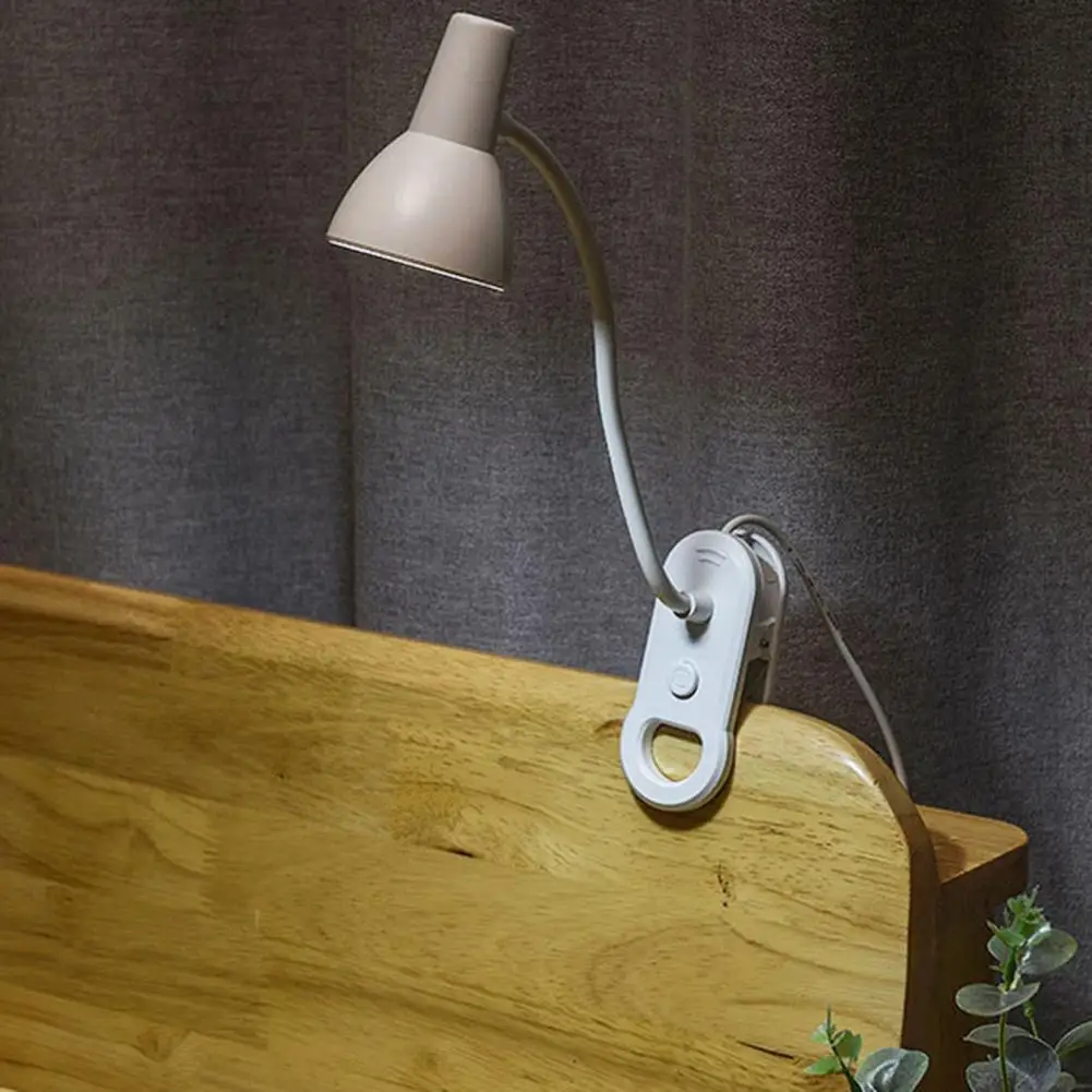 Convenient Bedside Lamp Lightweight Clip LED Lamp Flicker Free Clip Type LED Desk Lamp Bedside Table Light  Illumination