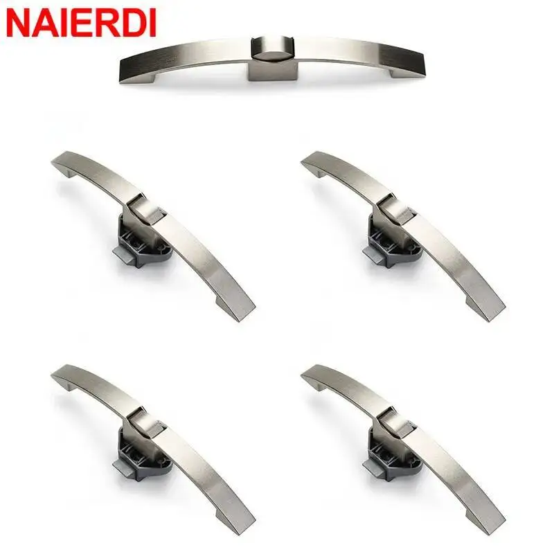 

NAIERDI 5PCS Camper Car Push Lock With RV Boat Home Cabinet Drawer Latch Button Locks Furniture Handle Hardware