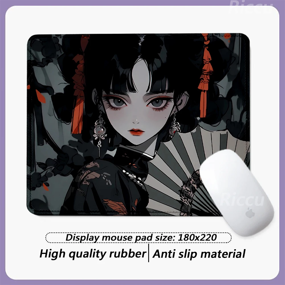 

Best Sellers Mask Anime Girl Rubber Pad Small size HD printing PC mouse pad desktop Table mat Large gaming accessories mouse pad