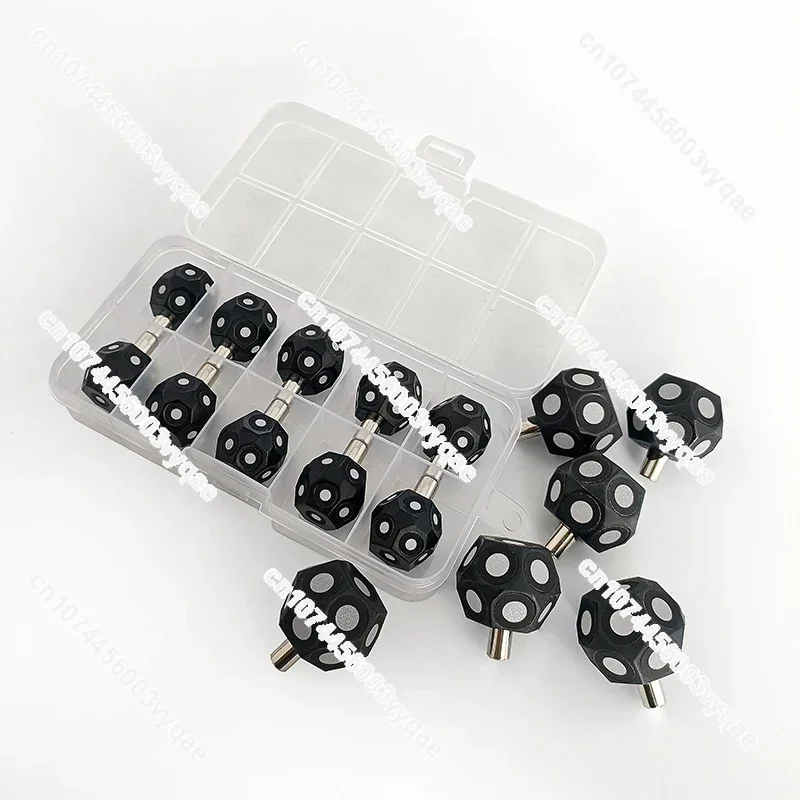 3D Scanning of Spherical Multi-sided Shapes with 3D Scanners, Marking Points, Handheld High-reflective Markers, Target Points