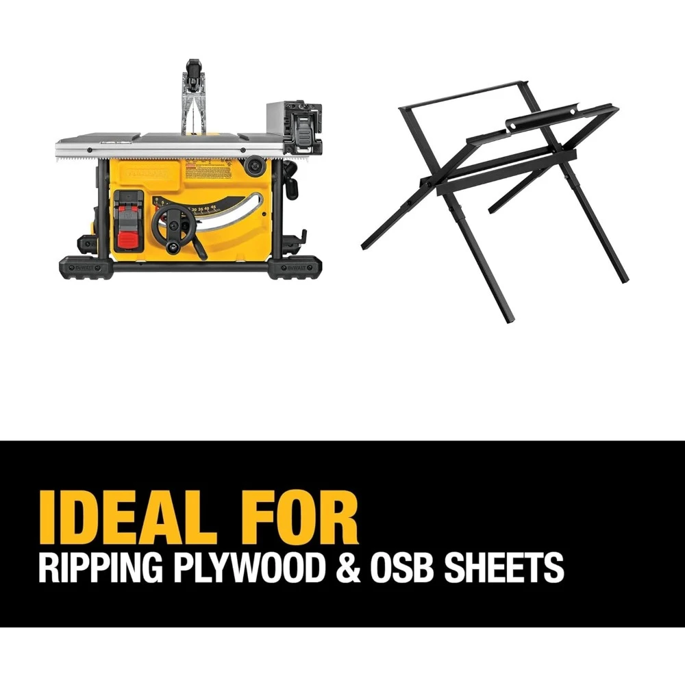 15 Ampères 8-1/4 pol. Serra de mesa portátil compacta para local de trabalho (DWE7485)