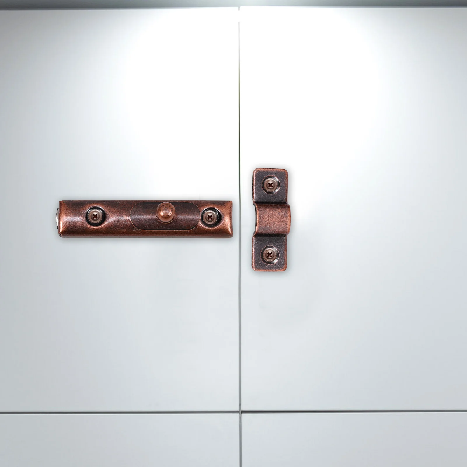 

6 set Wardrobe Door Latch Stainless Steel Heavy Duty Bolt Locks for Bedroom Cupboard Sliding Doors Cabinet Hardware