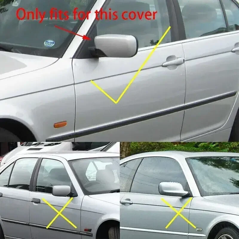 For BMW 3 Series E46 1998-2005 E39 1996-2003  Rearview Mirror Cover Body Kit Accessories - view 2