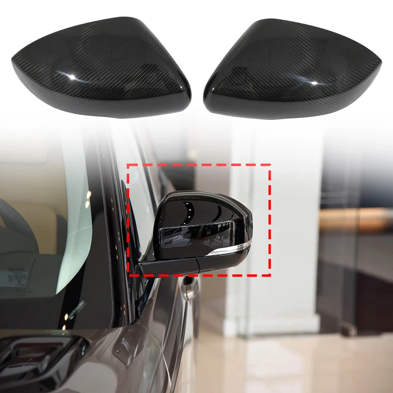 

Real Carbon Fiber For Land Rover Range Rover Sports 2014-2022 Car Exterior Mirror Cover Decorative Stickers Exterior Accessories