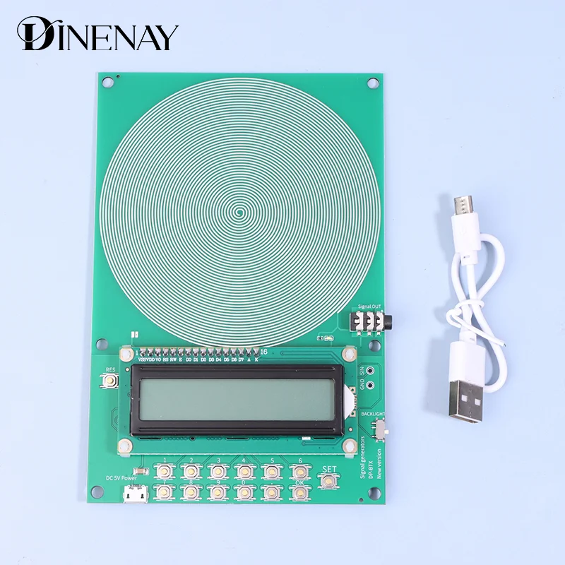 FM Pure Sine FM Signal Generator, 0.01Hz-30000Hz, Vários acessórios