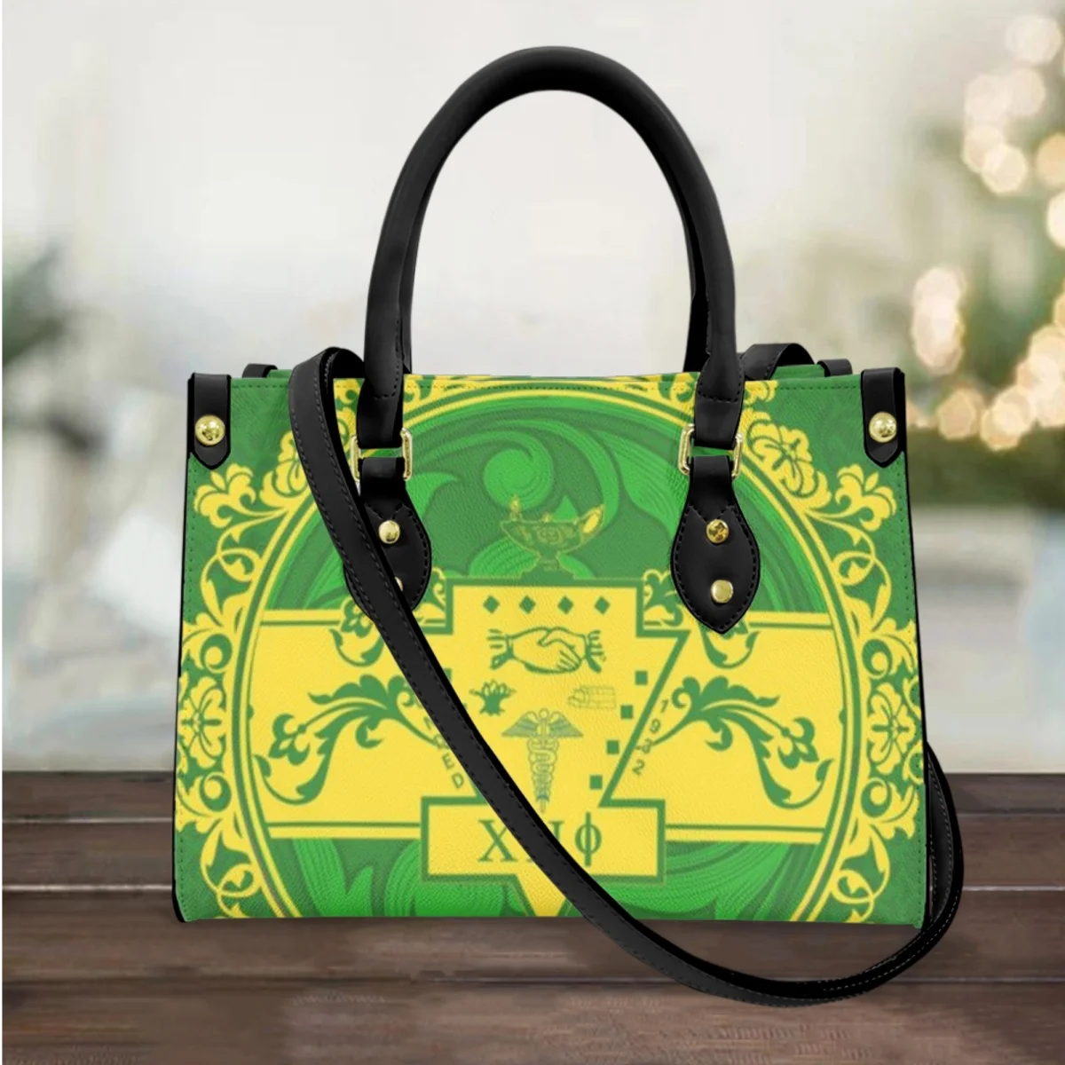 

Chi Eta Phi Sorority Designer Girls Shoulder Tote Bag New Outdoor Trend Top Handle Gift Cross Body Bags Female 2023 Bolsos Mujer