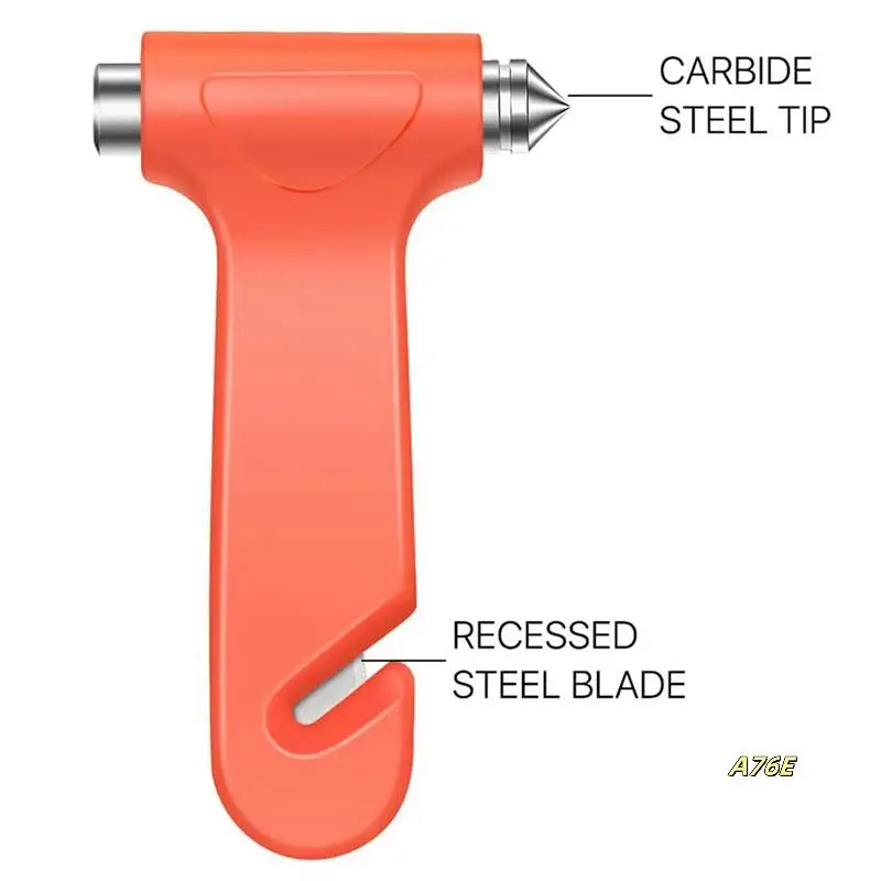 

4 PCS Rescue Tool Safety Hammer Orange Automotive Supplies For Safety Belt Window Switch, Suitable For Cars And Vehicles