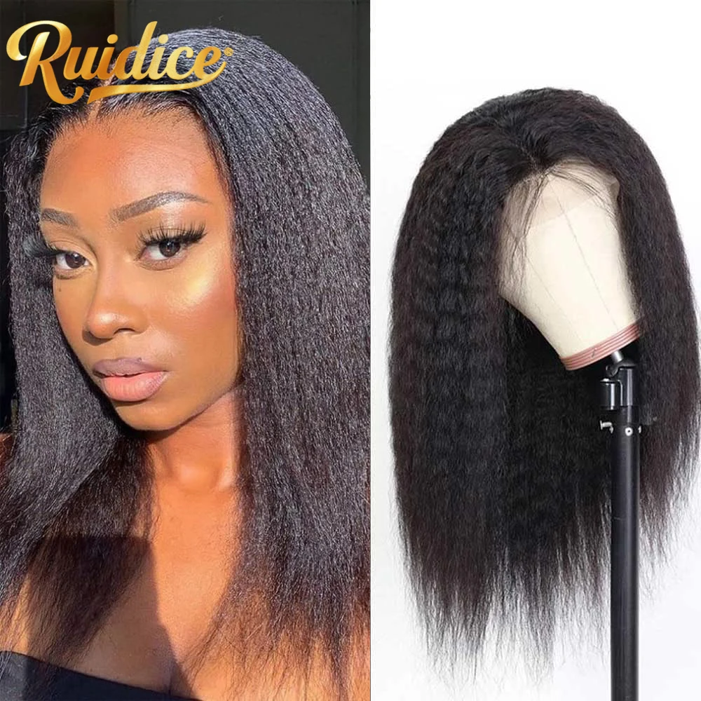 ruidice-180-density-yaki-straight-frontal-wigs-kinky-straight-wigs-human-hair-pre-plucked-hairline-lace-front-wig-human-hair
