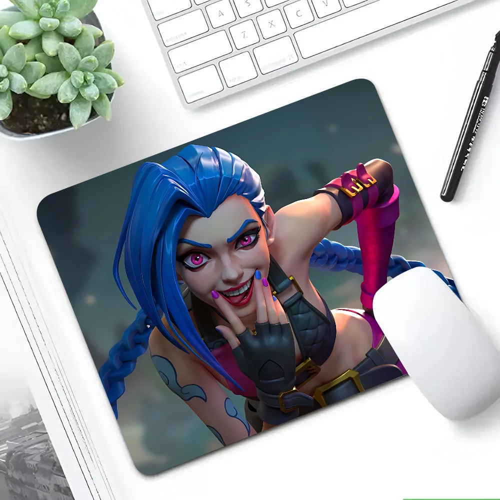 

Jinx L-League Of L-Legends Mousepad Table Mat Gamer Mousemats Office Mouse Mat Rubber Anti Slip Big Keyboard Mats For Computer