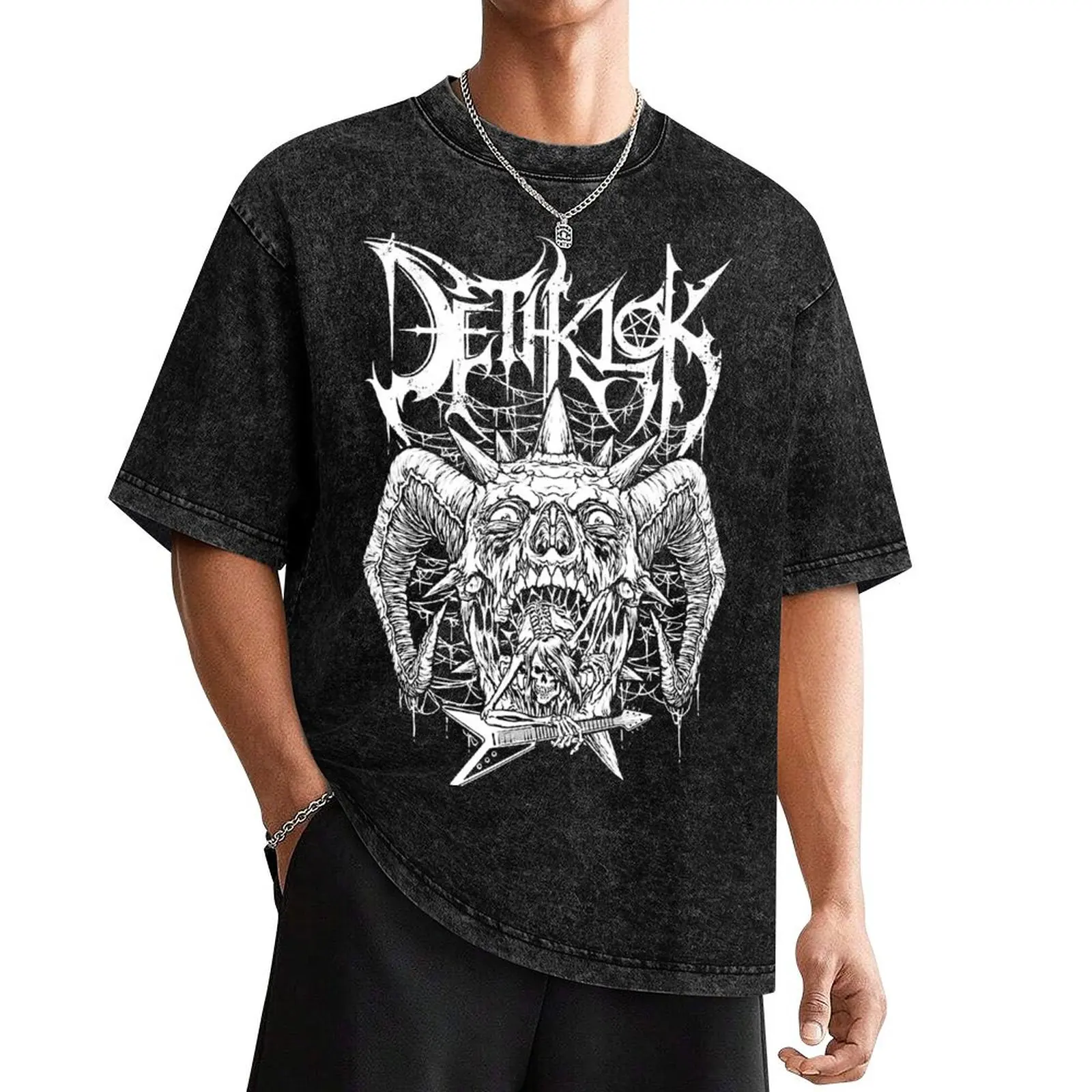 DETHKLOK! T-Shirt quick drying graphic tee shirt customizeds aesthetic clothes Men's t-shirts