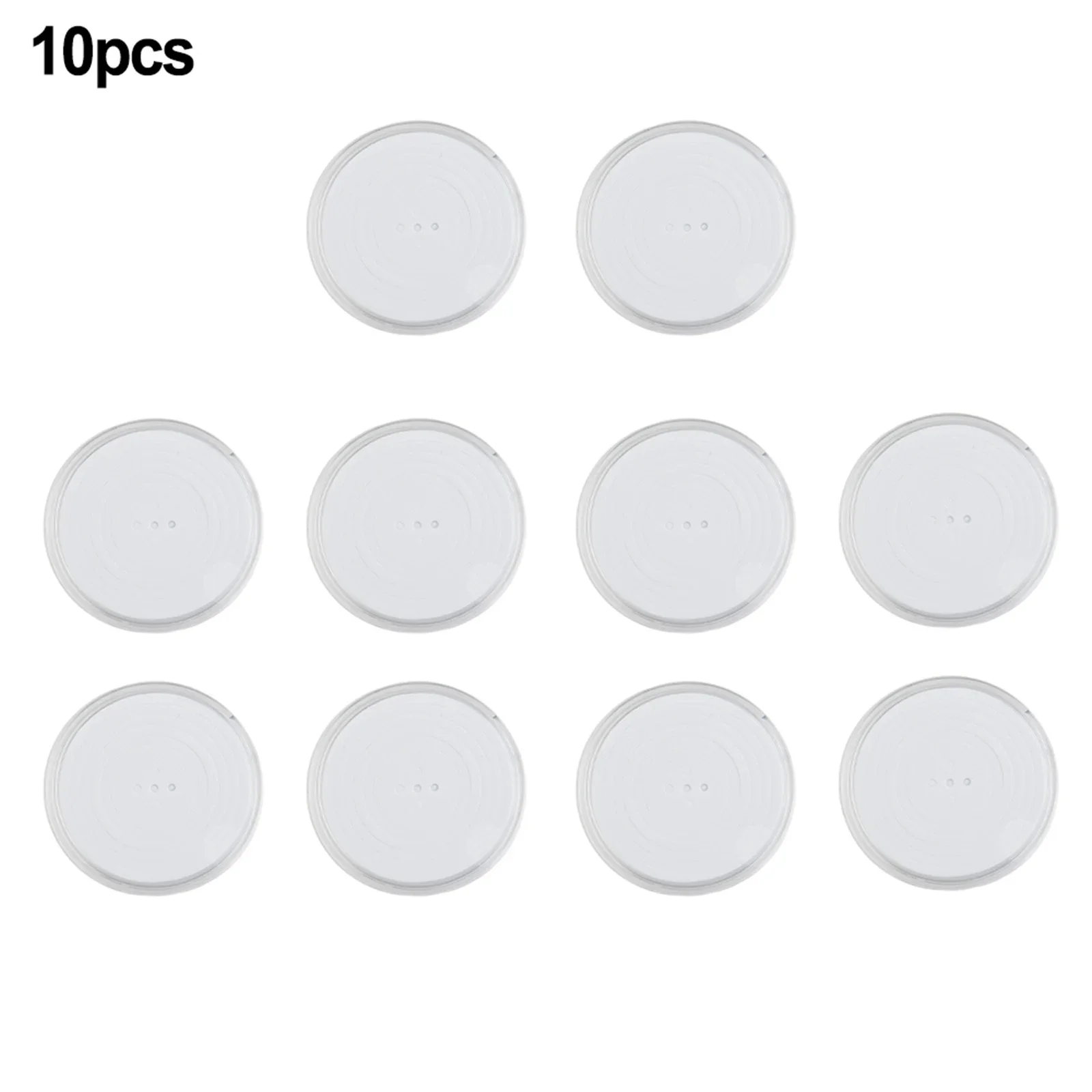 10Pcs Coin Box Clear 20~40mm Round Boxed Holder Plastic Storage Capsules Display Cases Collectibles Gifts Make Up Box