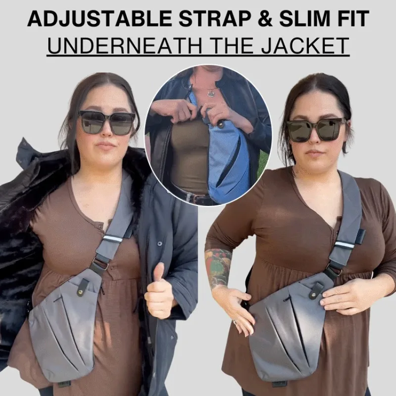 Gun Bags Tactical Bags New Cross Border Chest Bag Men's Slant Cross Bag Large Capacity Multi-Pocket Shoulder Bag view 4