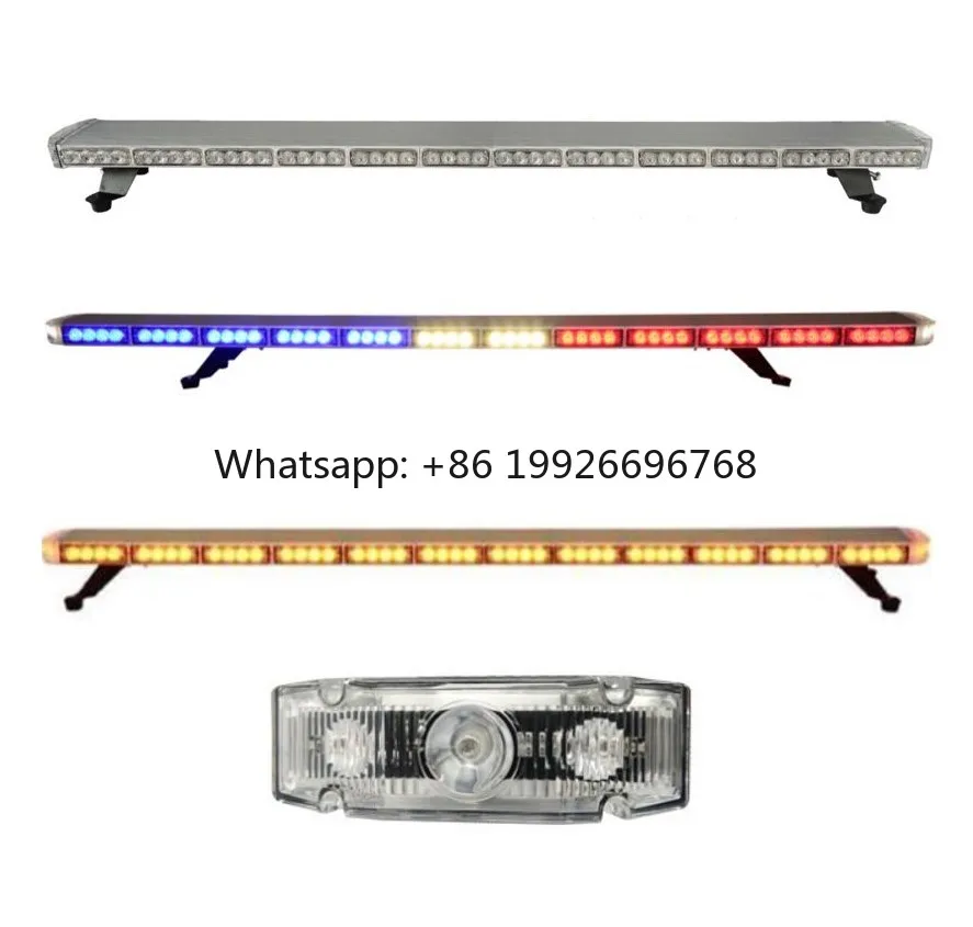 

High Bright 150cm/60 Inch 3 Watt Led Slim Led Strobe bar Light Roof Top Emergency Led Lightbar Towing Recovery Strobe Light bar