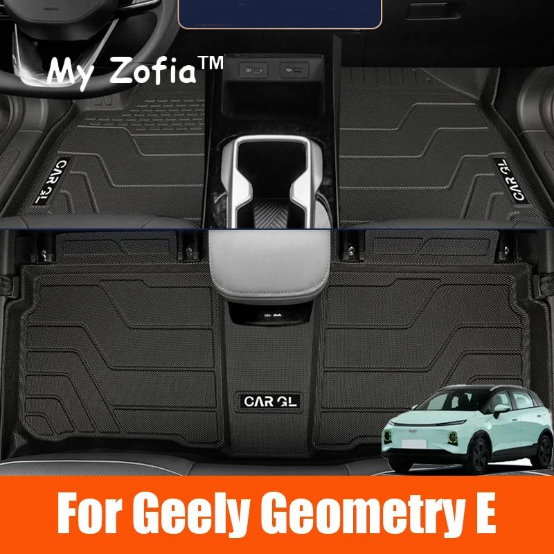 

For Geely Geometry E 2024 2025 All Weather TPE Floor Mat Waterproof Anti kick Foot Pad Custom Replacement interior Accessories