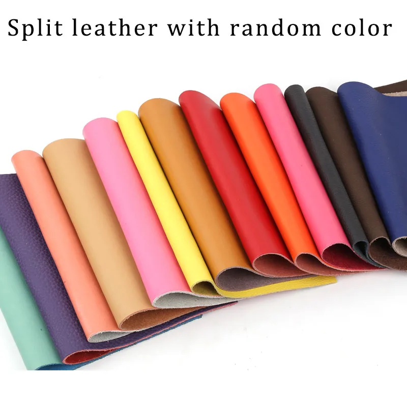 

Кожаные поделки ручной работы своими руками из цветной кожи, включая держатель для карт и пенал, изготовленные из двухслойной простой ткани.