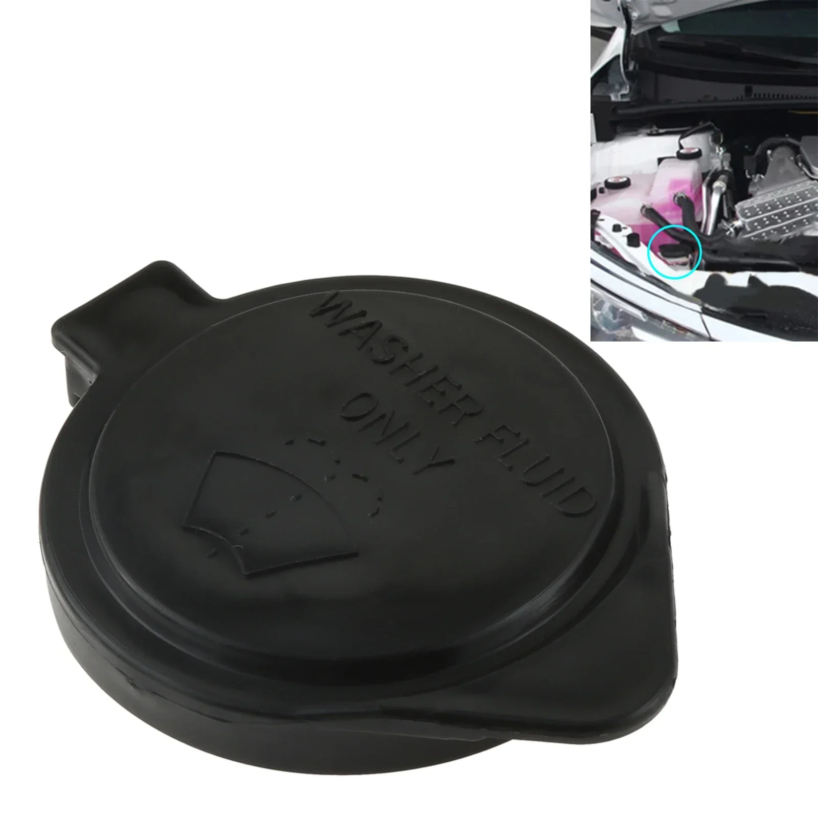 1Pc Auto Windshield Washer Bottle Reservoir Cap Cover 85386-60050 for Toyota Camry Corolla Hilux Hiace Vios Fortuner 2008-2014