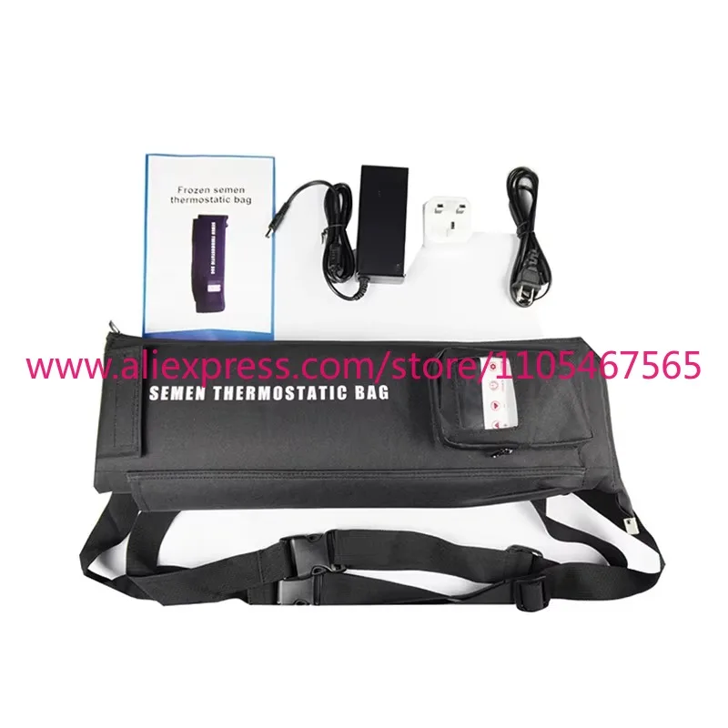 1Pcs Fabric thermostatic bag for bovine semen transportation Artificial insemination