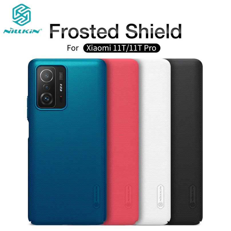 For Xiaomi 11T / 11T Pro Case Nillkin Frosted Shield Hard PC Luxuly Ultra-thin Protector Back Cover For Xiaomi Mi 11 Lite 5G NE