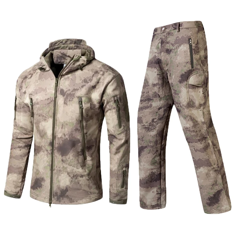 

Outdoor Pro Man Military Tactical Hiking Jacket Lurker Shark Skin Softshell V5 Camping Hunting Coat Hooded Army Camo Outerwear