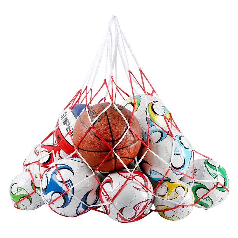 2/1PC Football Net Bag Nylon Bold Storage Bag Large Ball Carry Portable Equipment Sports Soccer Basketball Volleyball Bag Tools