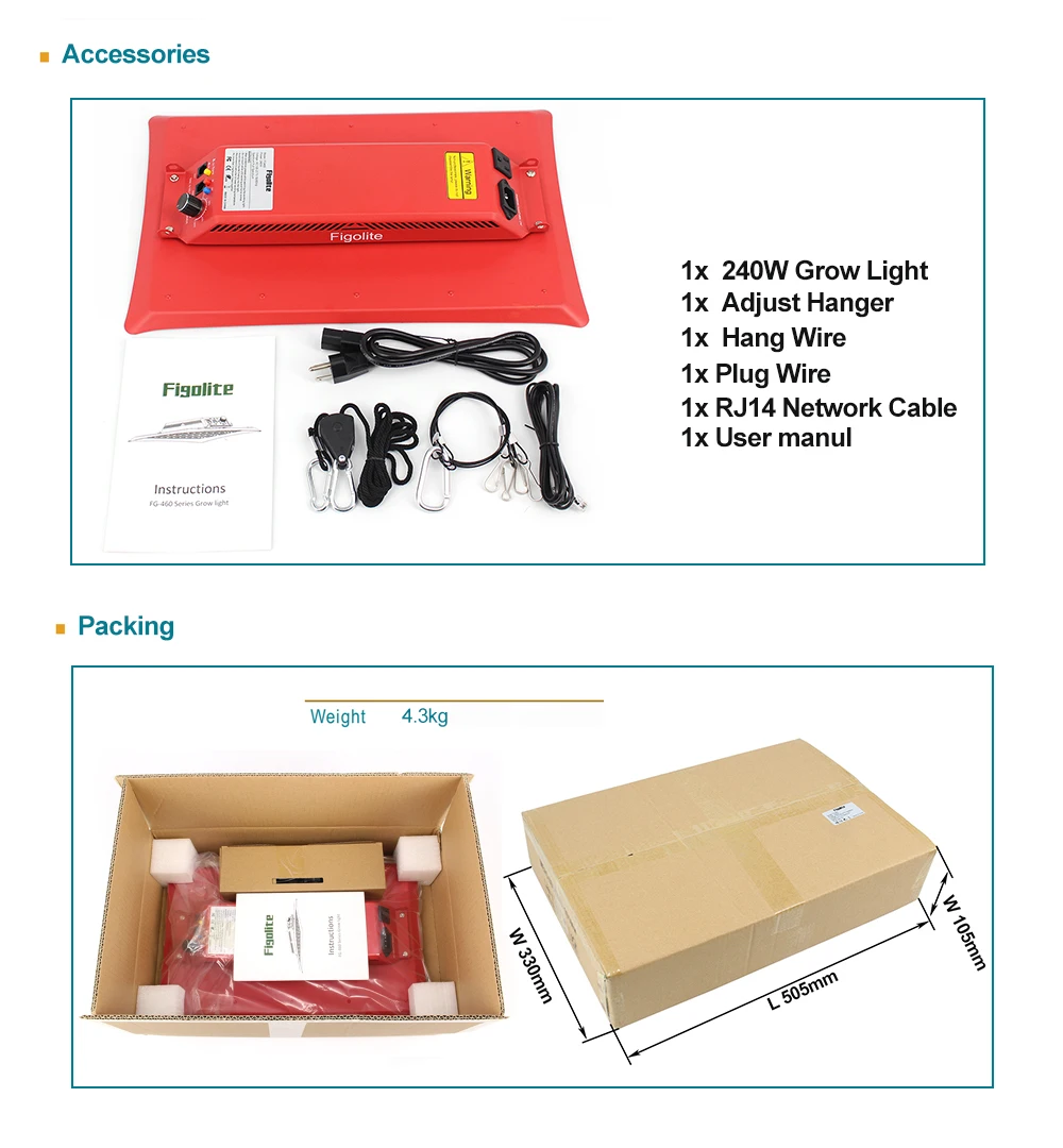 2023 Latest 240w LM301H Quantum Tech LED Panel Led Grow light UV IR Turn on/off Grow Tent Complete Kit