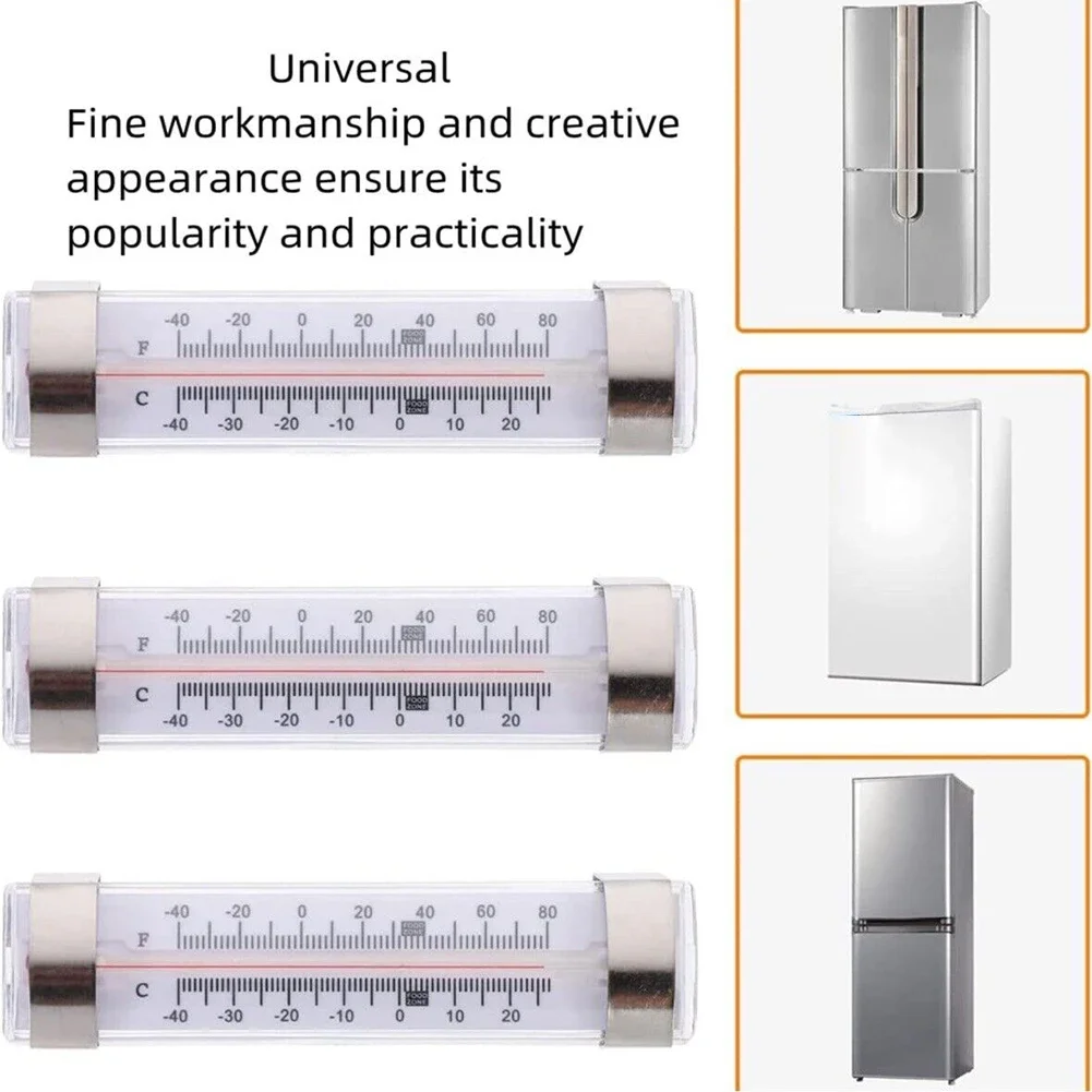 Termometro accurato per frigorifero e congelatore per la conservazione degli alimenti Letture affidabili sulla temperatura Display chiaro Design compatto
