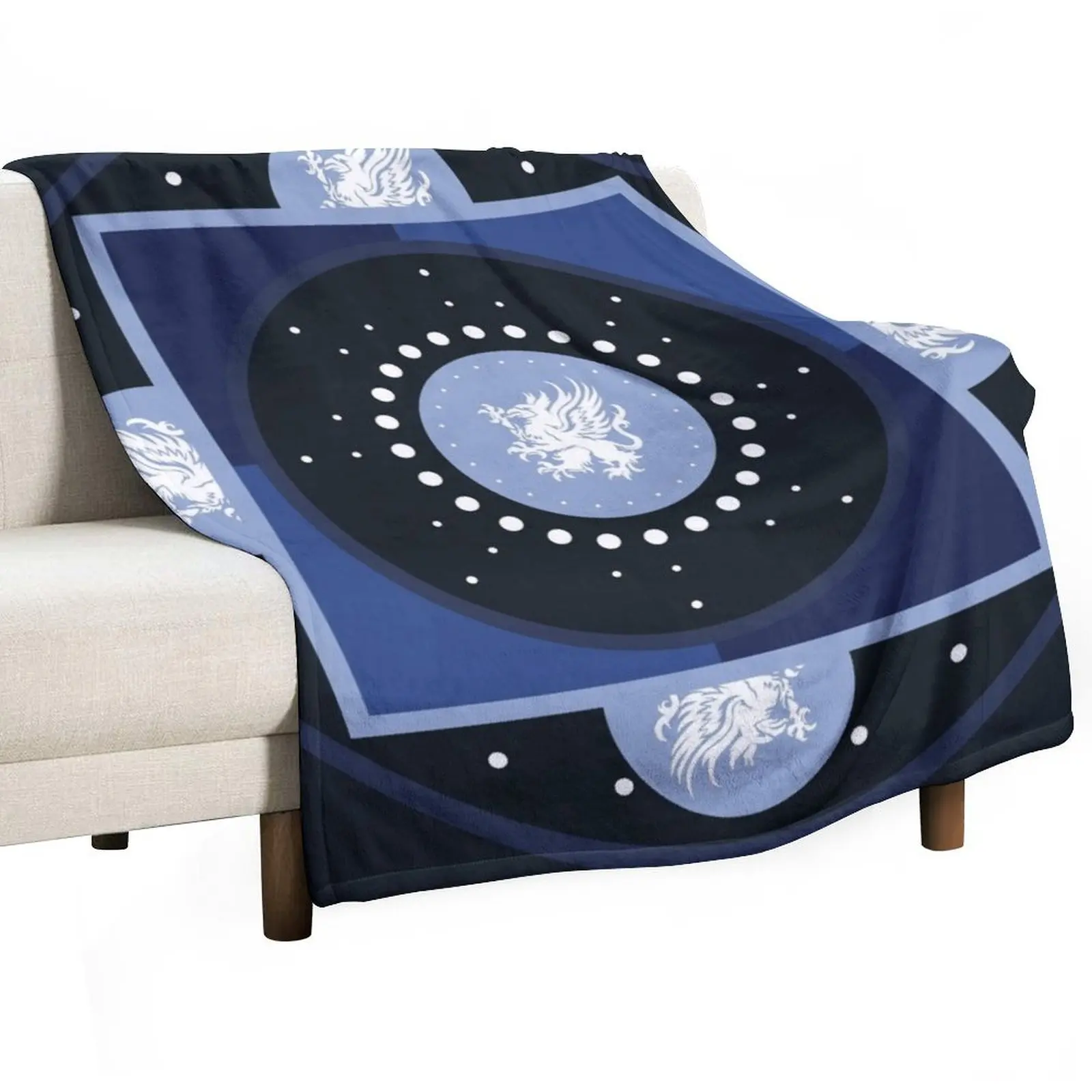 

Grey Warden Mandala - Dragon Age Geometric Art Throw Blanket Cozy Warm Blanket for Bed Room Decor