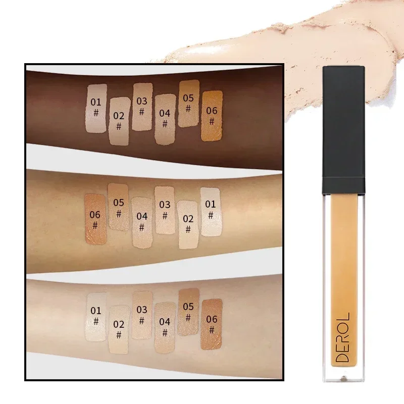 Heallor Silky Concealer Stick Liquid Cream Texture Covers Acne Marks Dark Circles Pimples Face Makeup Lasting Brighten Face Cosm