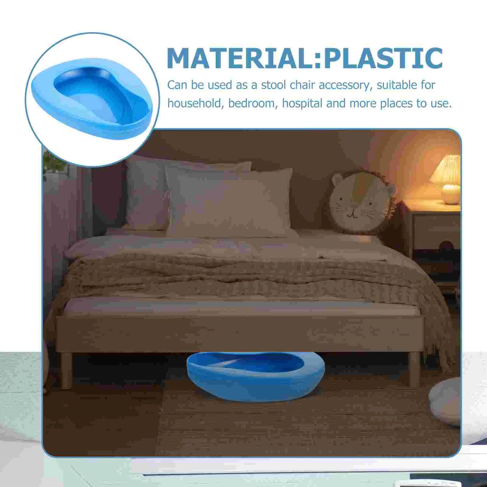 Vasino Bottiglie per pipì per uomo Contenitore per urina da viaggio Cura del paziente Padella Fornitura per anziani Orinatoio in plastica Allattamento