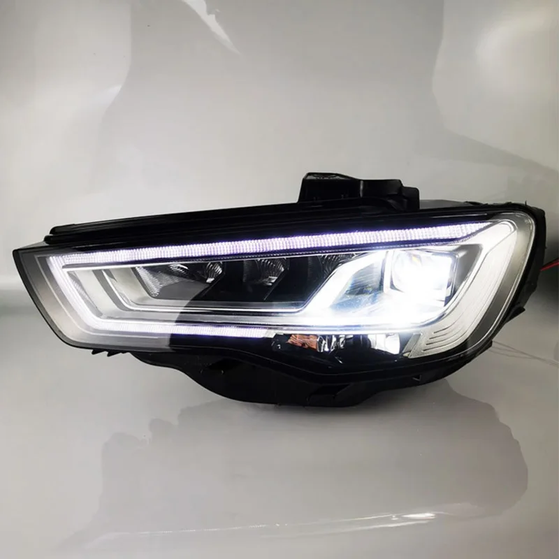2PCs Car Styling Head Lamp for Audi A3 2014-2016 LED Headlight DRL Daytime Running Lights Signal Lamps Auto Accessories