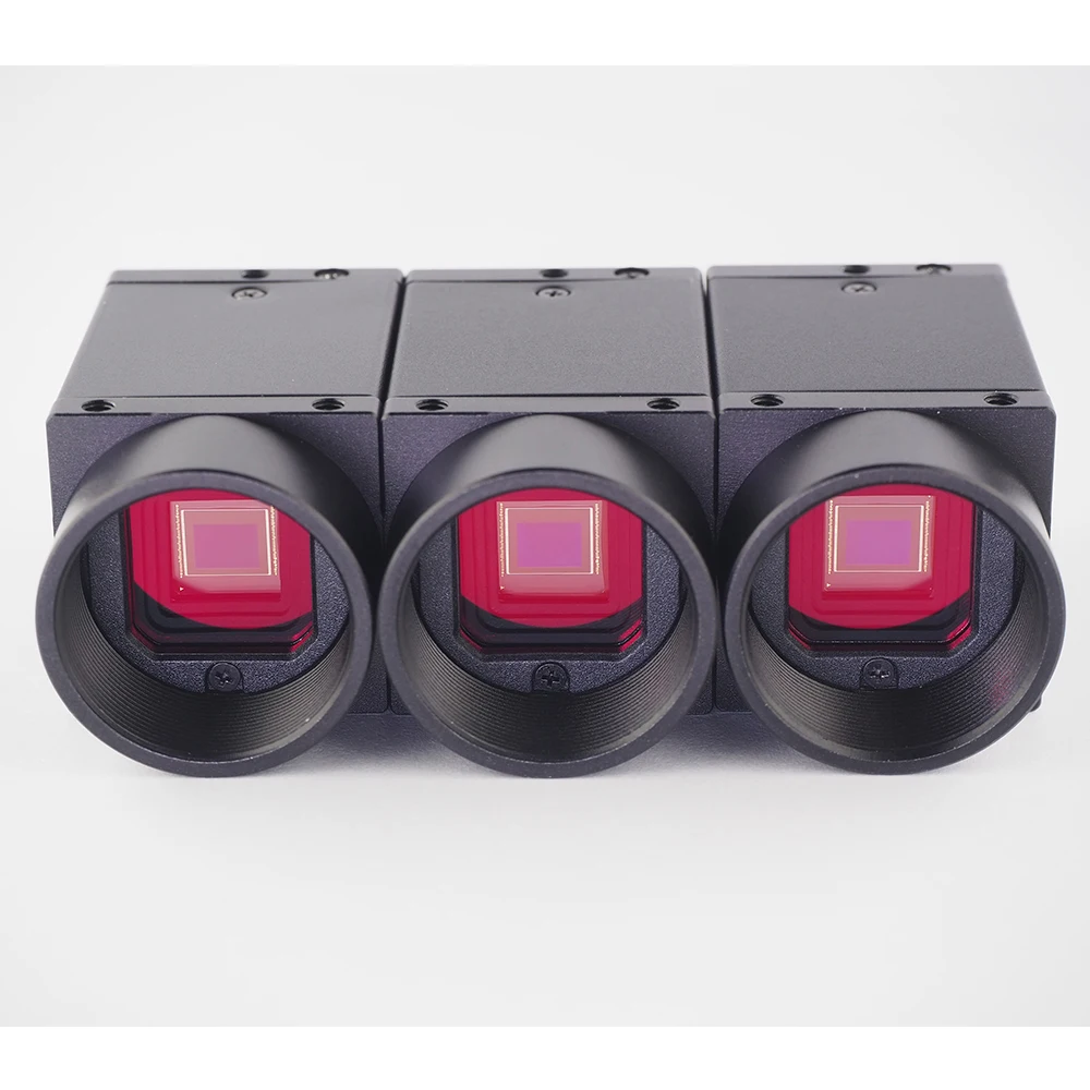 GigE Ethernet Industrial Machine Vision Camera Digital Sensor Smart AI Detection Global Shutter C-Mouth Color Mono view 3