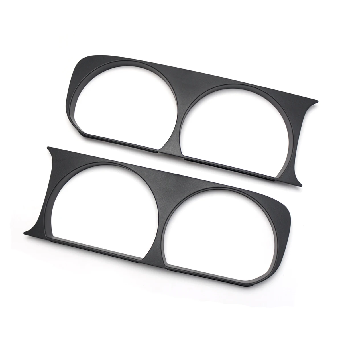 2pcs ABS Black Car Front Headlight Lamp Bezel Frame Trims for Dodge Challenger 2008 2009 2010 2011 2012 2013 2014 view 4