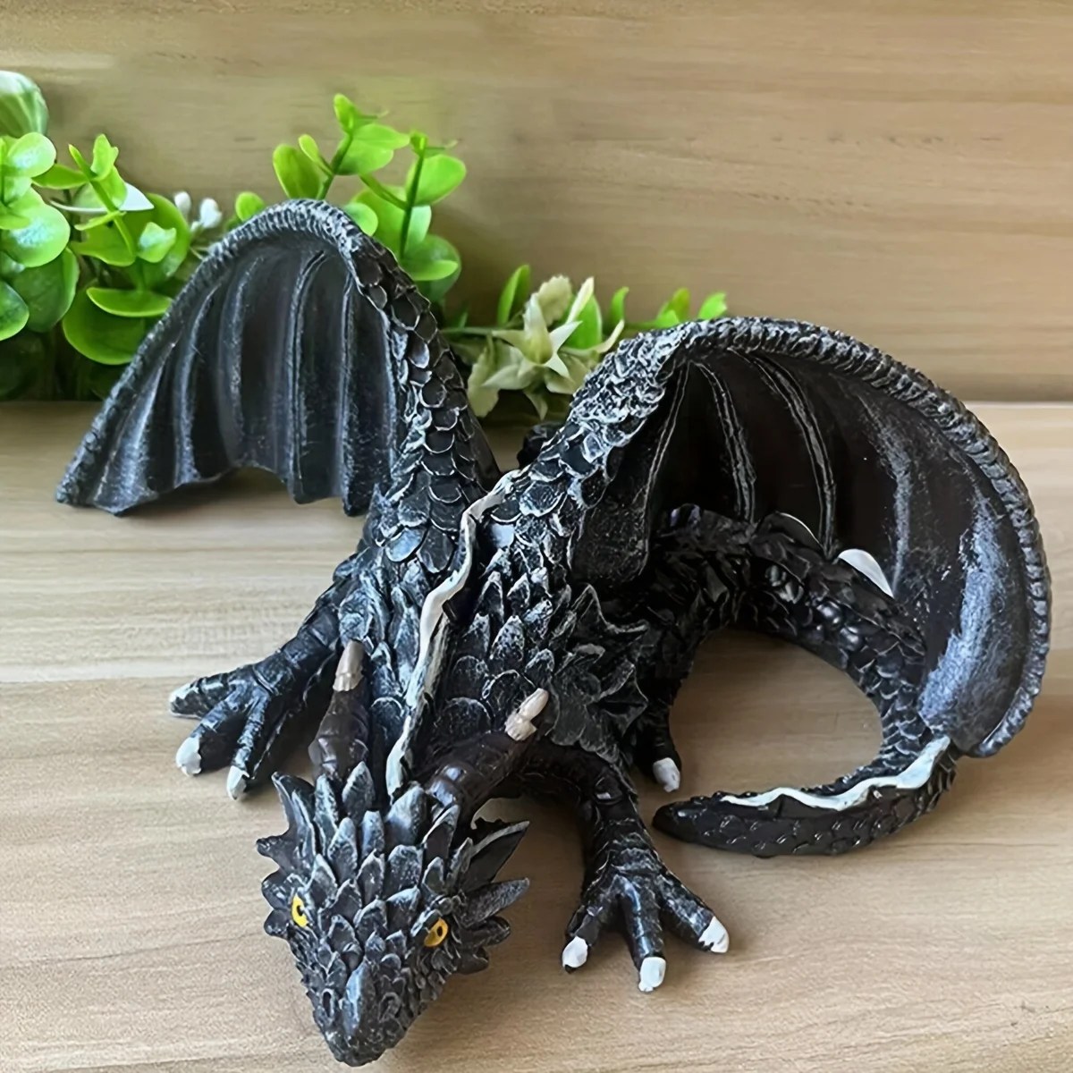 Squatting Dragon Sculpture-Dragon Guardian, Gothic Dragon Statues, Wonder Garden Gargoyle Figurine