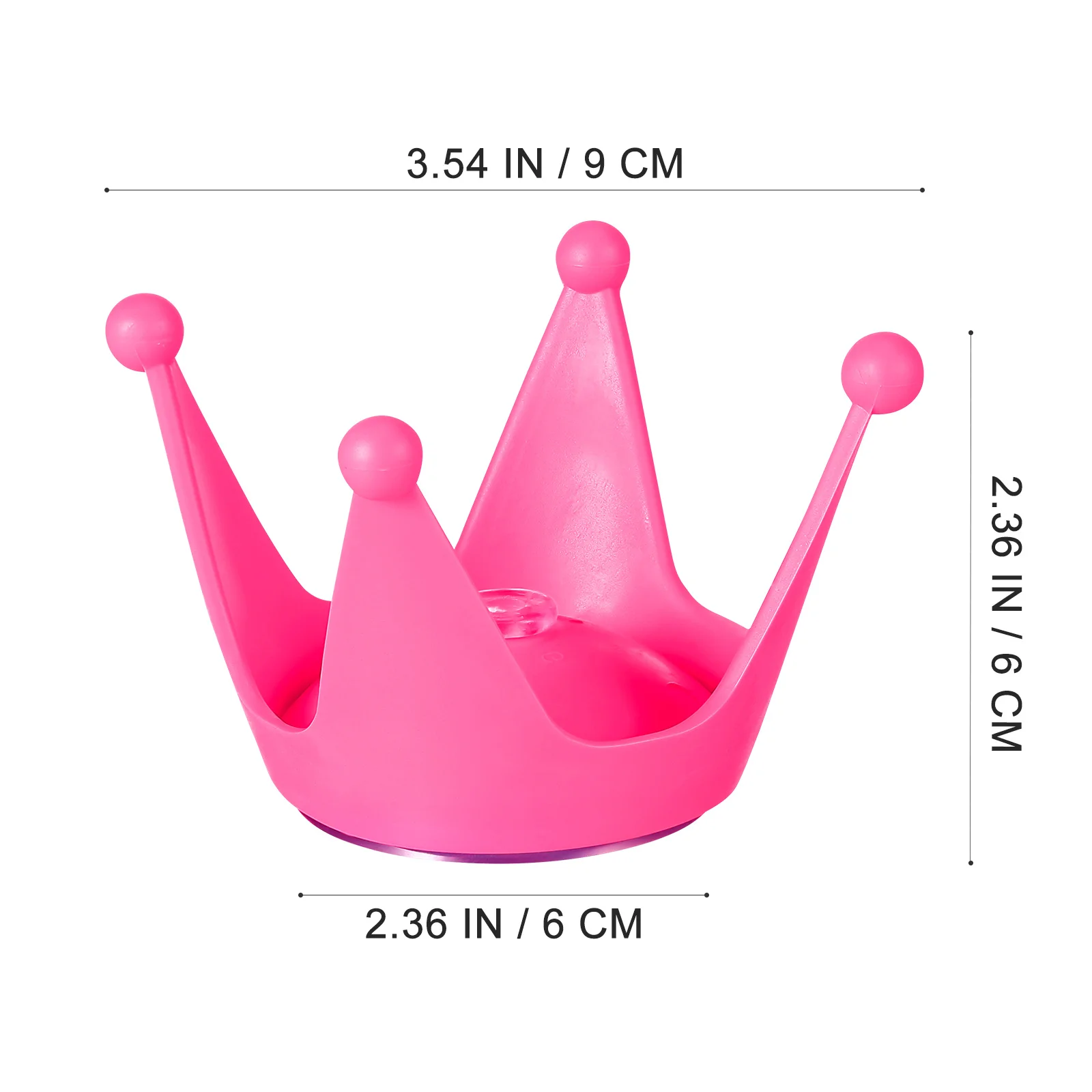 Ventosa para motocicleta, decoración de silicona Premium, Color brillante, doble ventosa, antideslizante, rosado, 1 Uds.